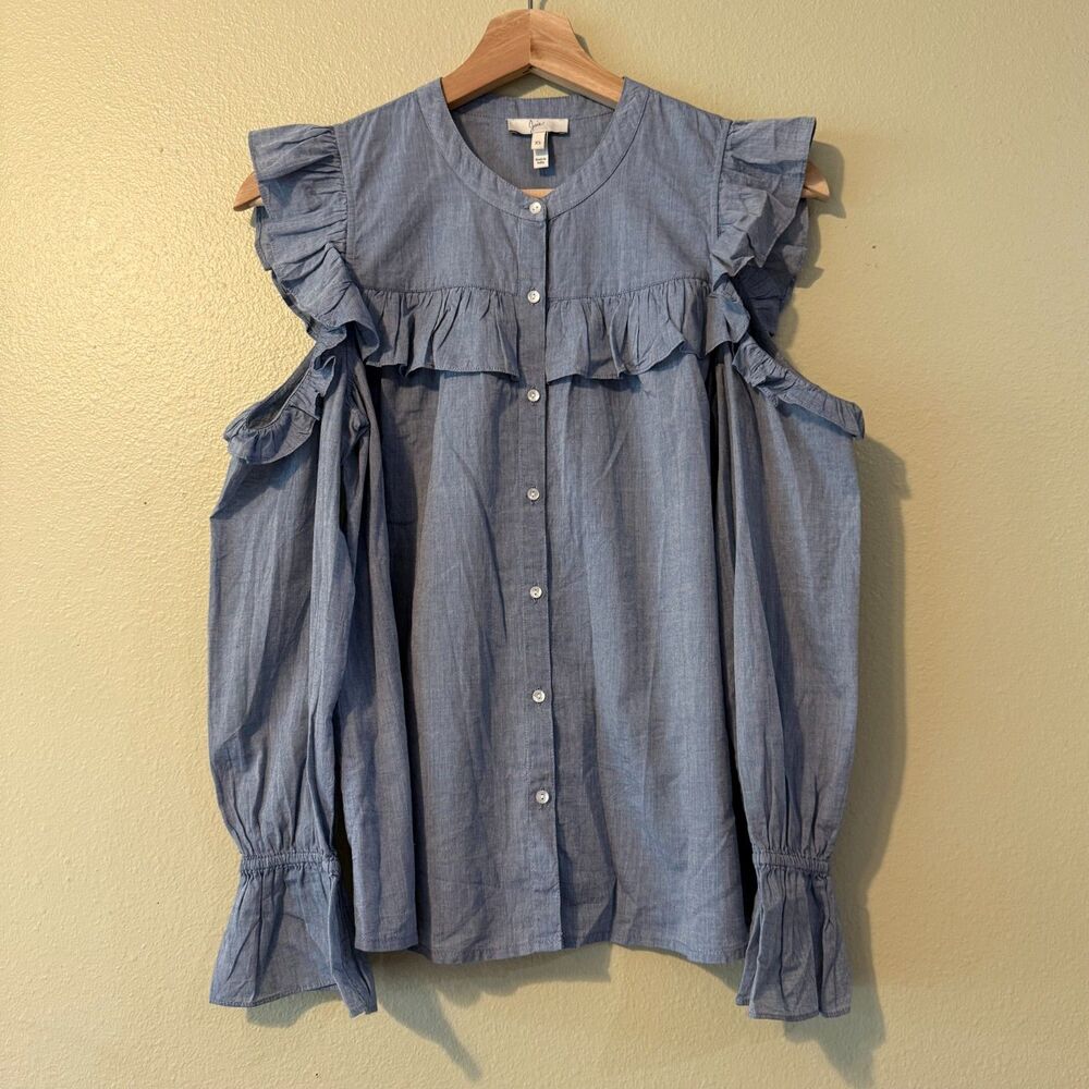 Joie Women's Chambray Long Sleeve Top XS